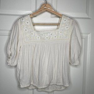 American Eagle Embroidered Top